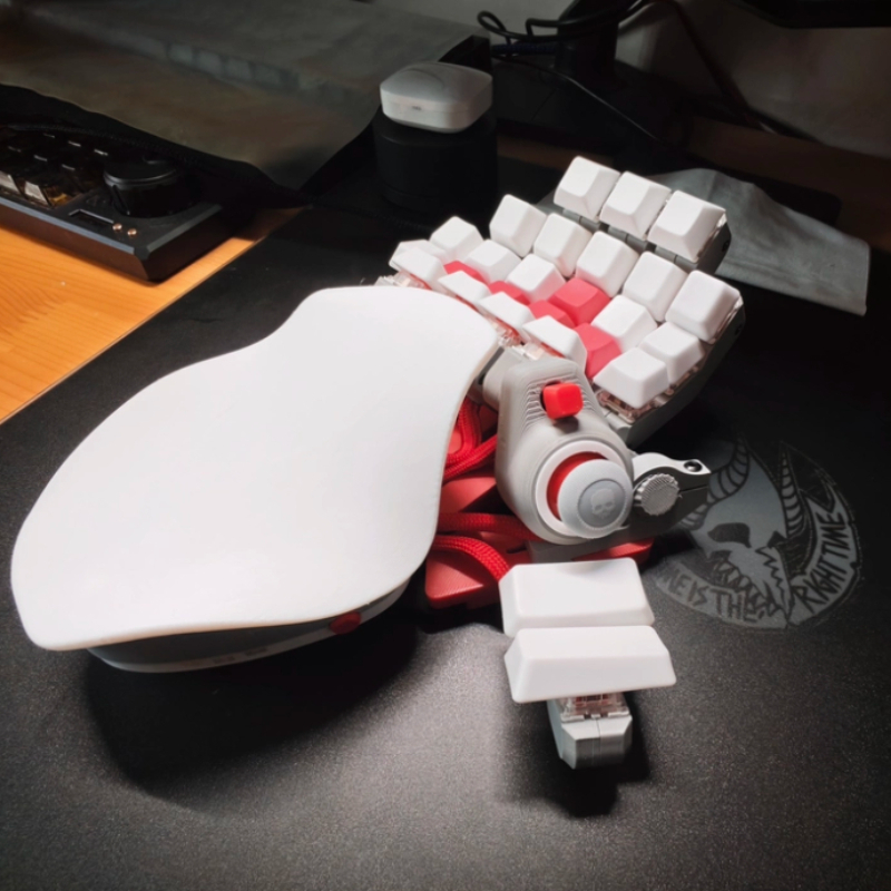 Gaming Keyboard Half - Linkshandig gamingtoetsenbord Bedraad WASD-lasjoystick Ergonomie met