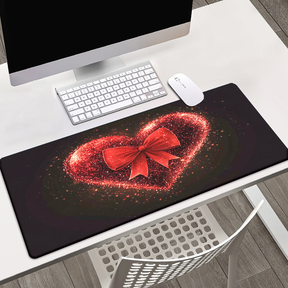 Gaming Keyboard Brand - Brand Heart Bow Iron Art Muismat