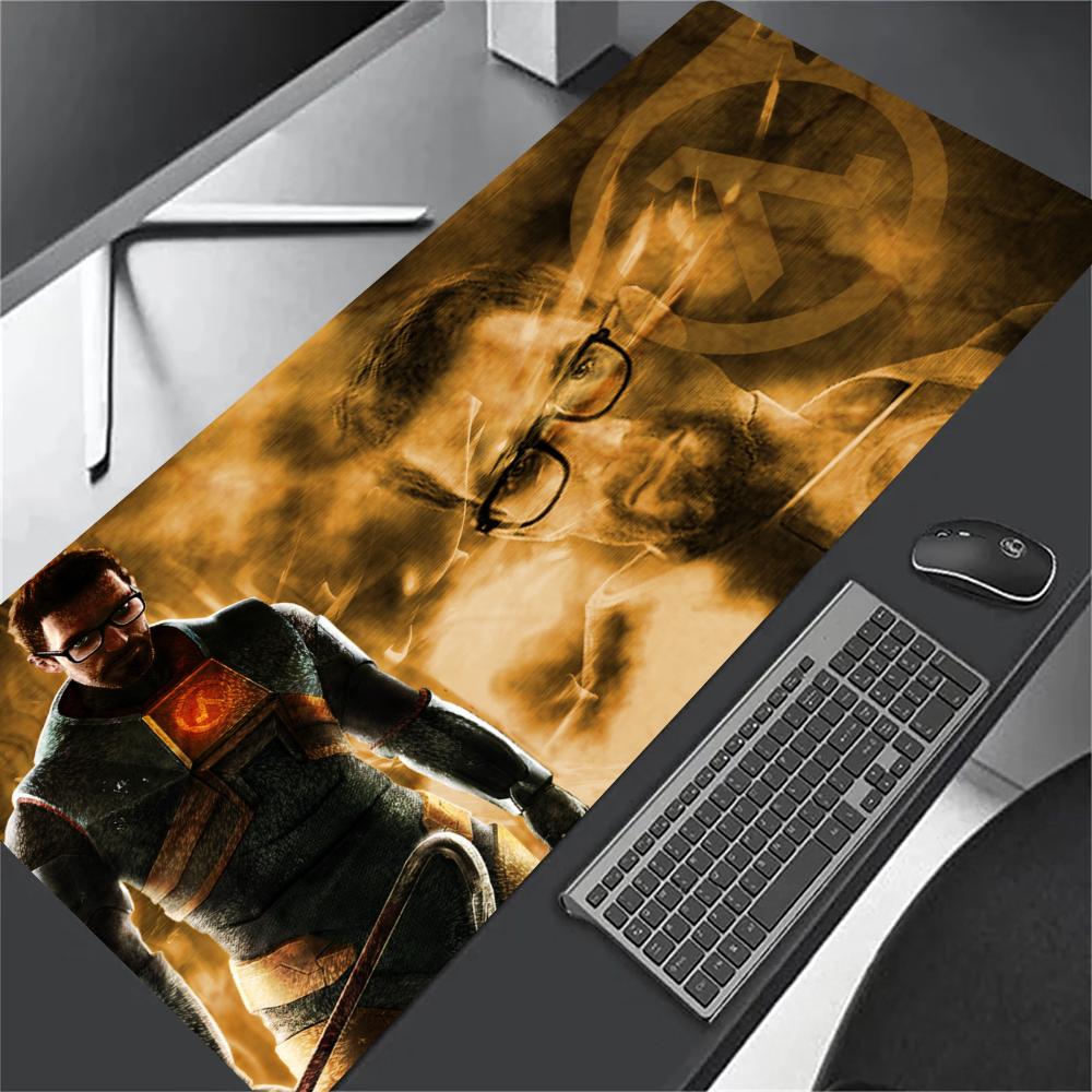 Gaming Keyboard Half - Half Life Grote Gaming-muismat Zwarte bureaumat