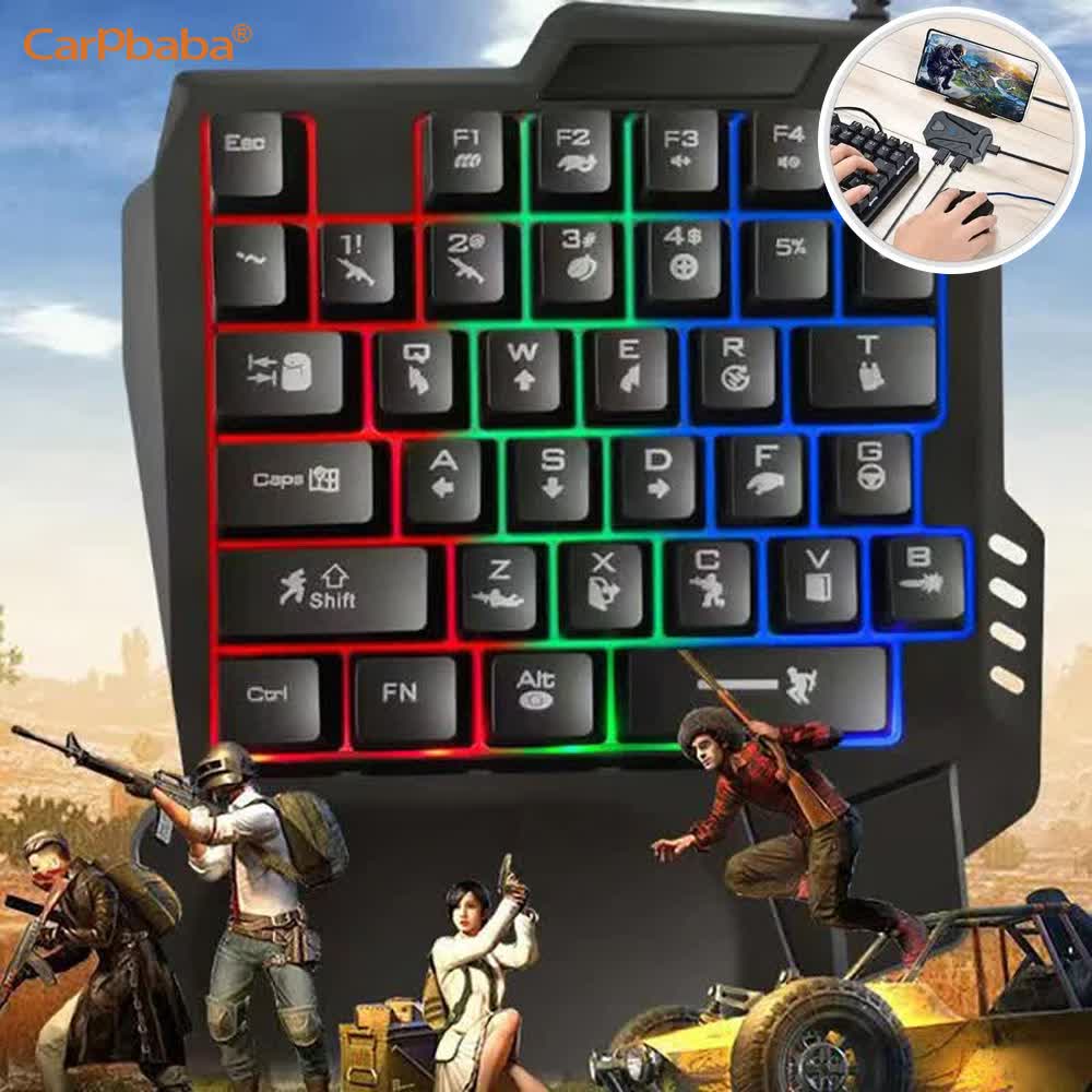 Gaming Keyboard 1 Hand - USB Eenhandige Gaming Kit Compact Mechanisch