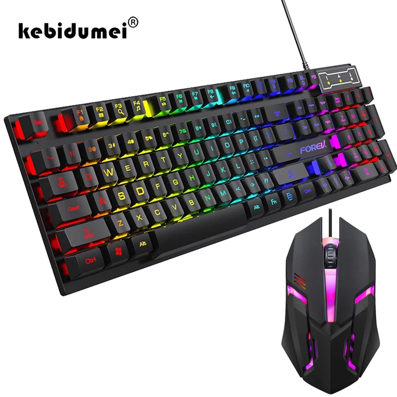 Gaming Keyboard Half - Mechanisch toetsenbord met 104 toetsen, verlicht