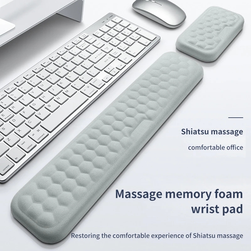 Gaming Keyboard Ergonomic - Ergonomisch Memory Foam Gaming Bureau Toetsenbord