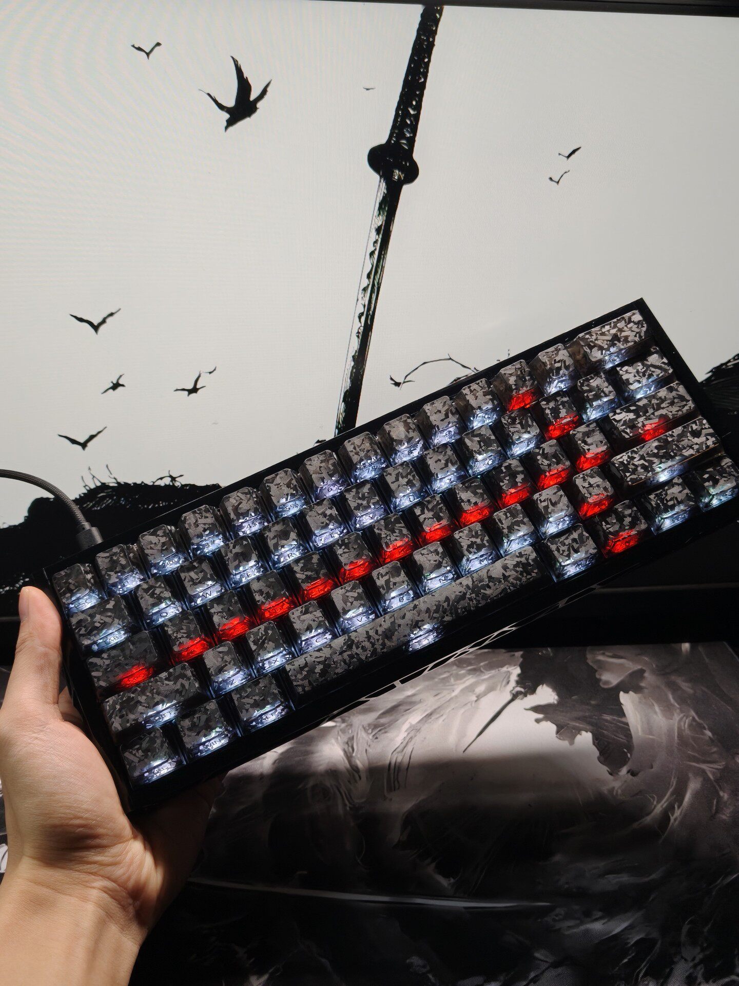 Gaming Keyboard Number Pad - Aangepast 60% lay-out compact gaming RGB