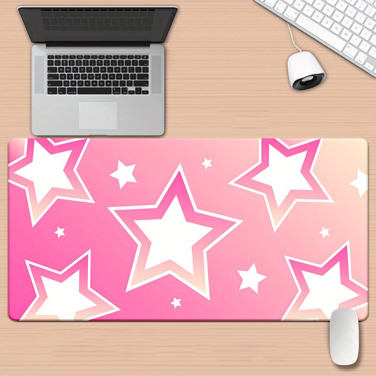 Gaming Keyboard Brand - Brand Iron Art Bureaumat Star Pink