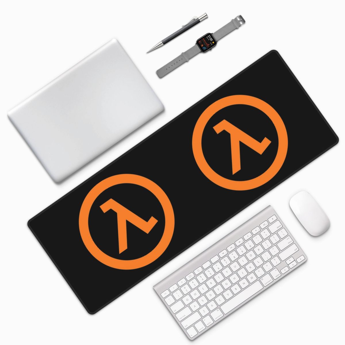 Gaming Keyboard Half - Half Life Lambda Grote Muismat Computer