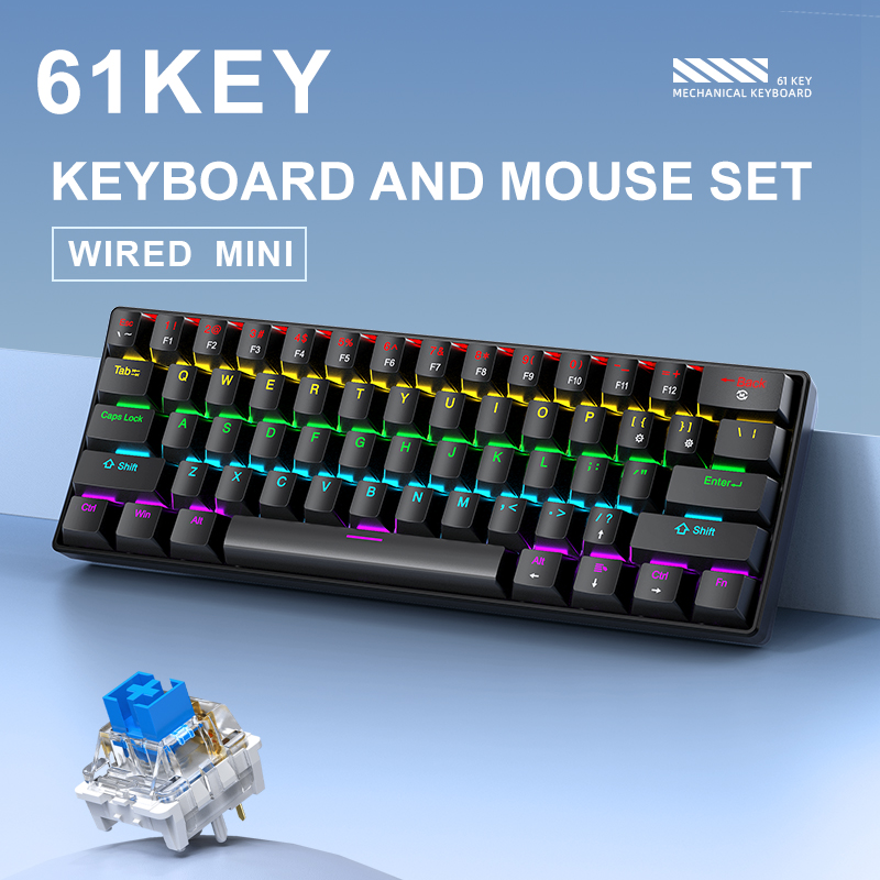 APAYADO K61 Mini mechanisch to - Gaming Keyboard Half recensie en prijs