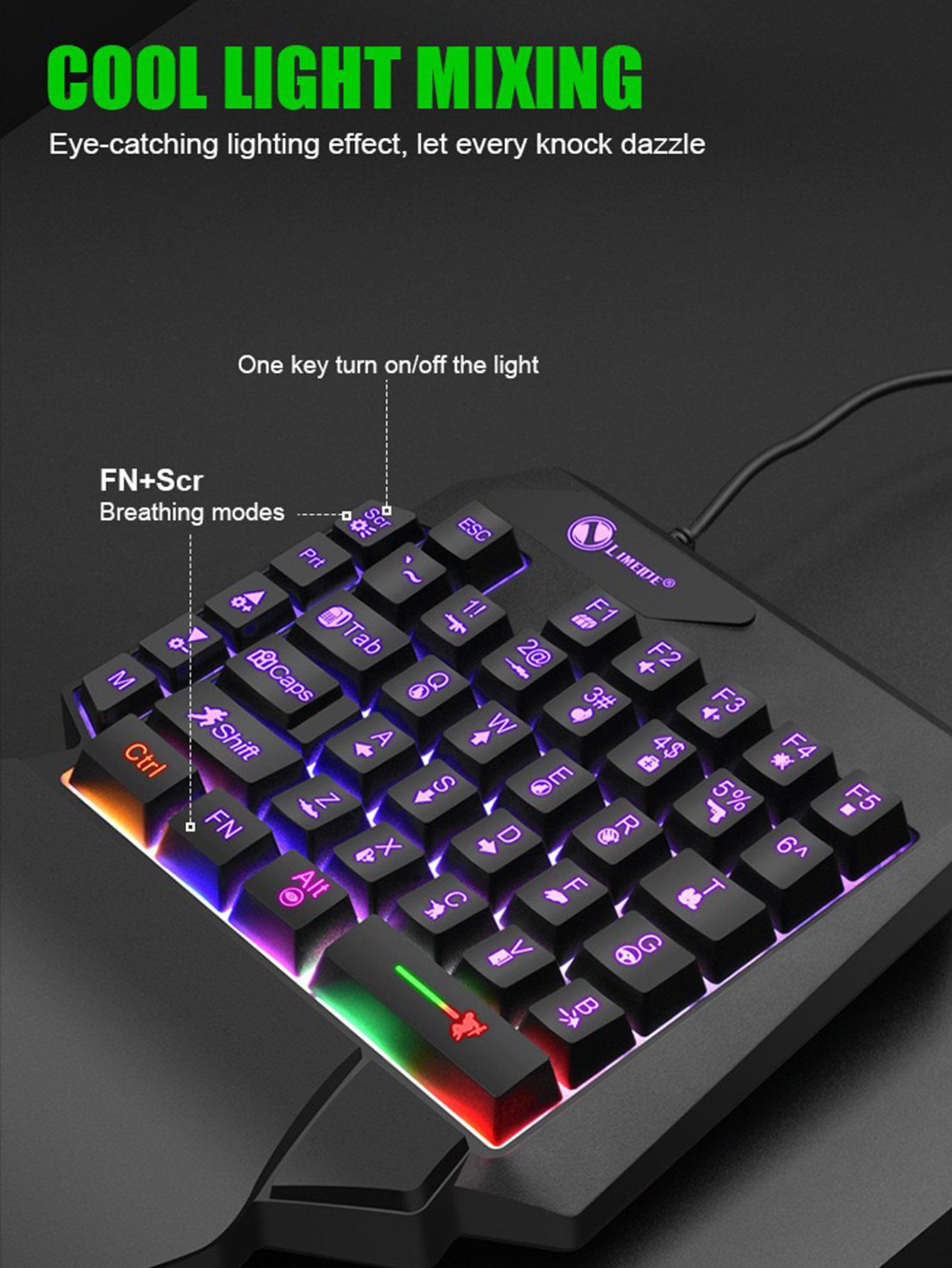 Mechanisch lichtgewicht gaming - Gaming Keyboard Half recensie en prijs