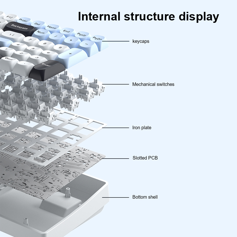AULA S100Pro Draadloos mechani - Gaming Keyboard Hot Swappable recensie en prijs