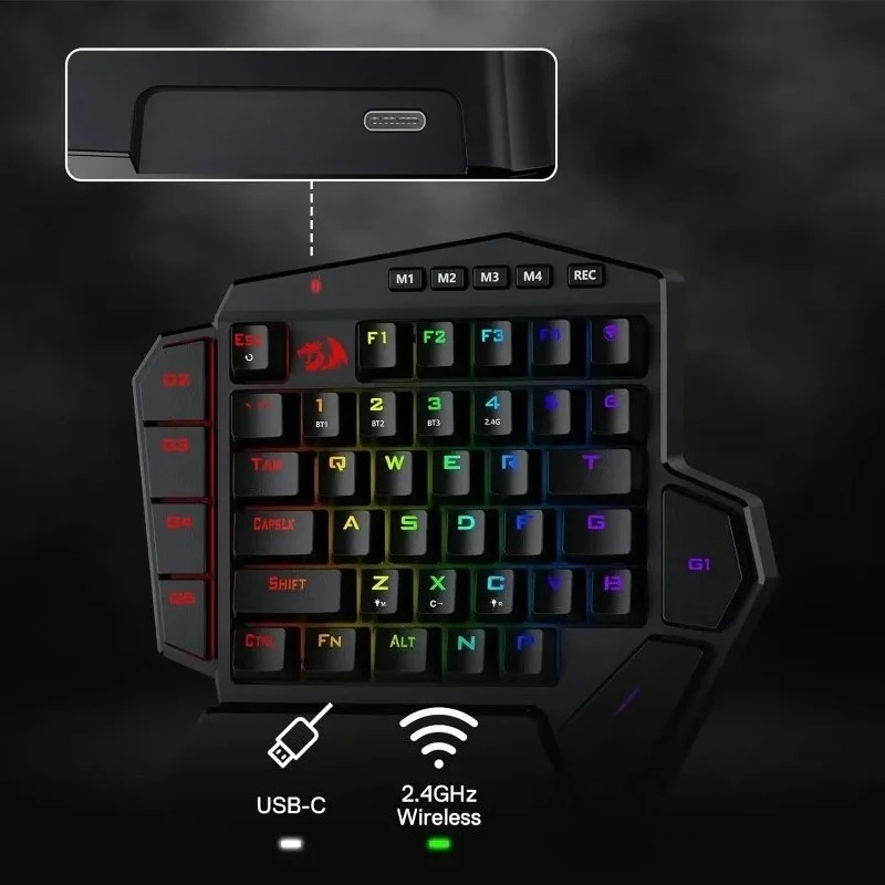 Nieuw Redragon K585 PRO Draadl - Gaming Keyboard Half recensie en prijs
