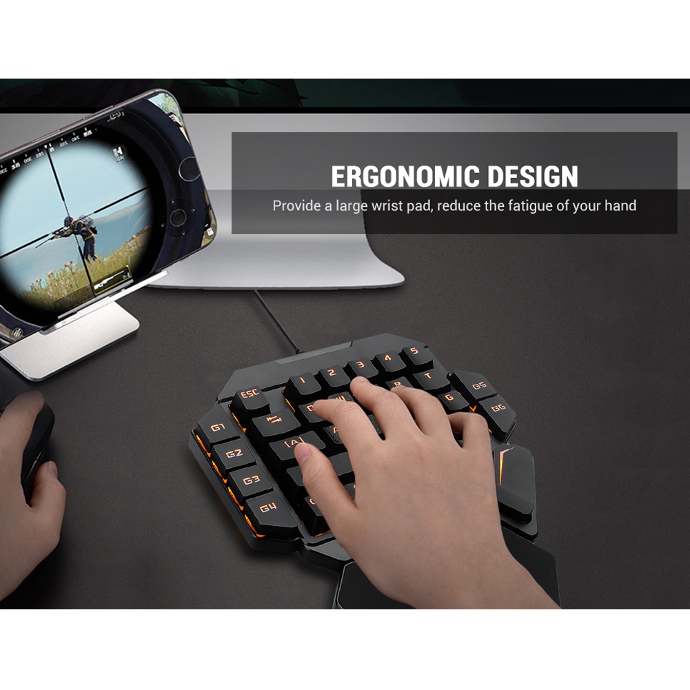 Blacklight-toetsenbord Toetsen - Gaming Keyboard Half recensie en prijs