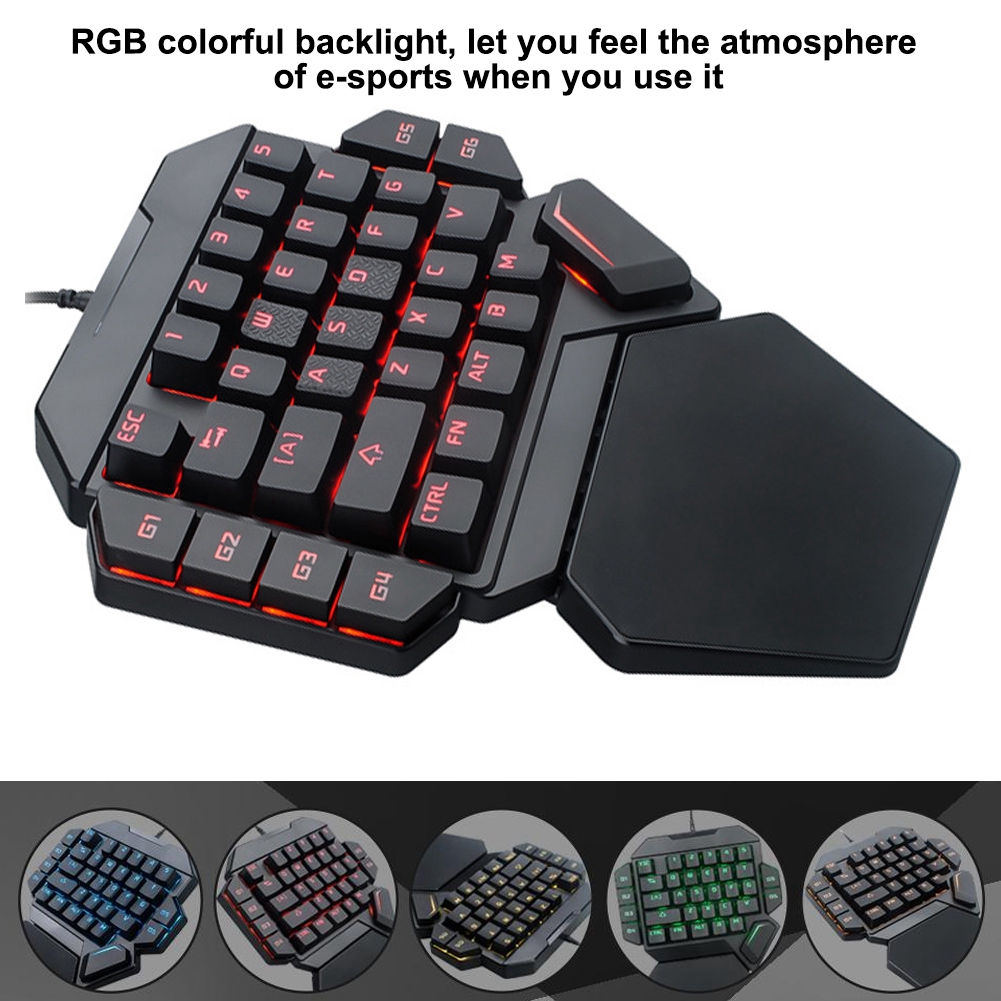 Blacklight-toetsenbord Toetsen - Gaming Keyboard Half recensie en prijs