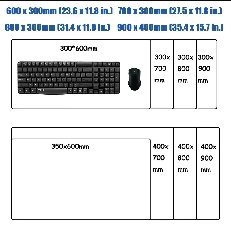 Op maat gemaakte muismat DIY g - Gaming Keyboard Mouse recensie en prijs