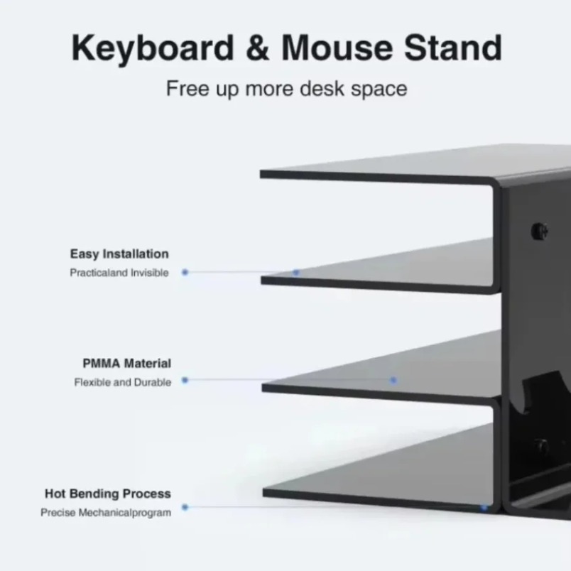 Toetsenbordstandaard 3-laags a - Gaming Keyboard Ergonomic recensie en prijs