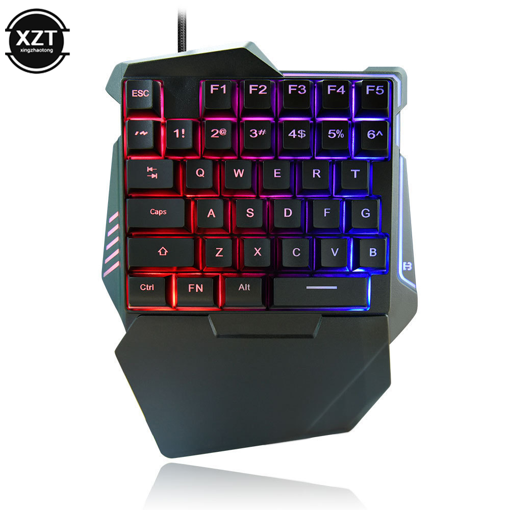 USB-toetsenbord met één hand G - Gaming Keyboard Half recensie en prijs