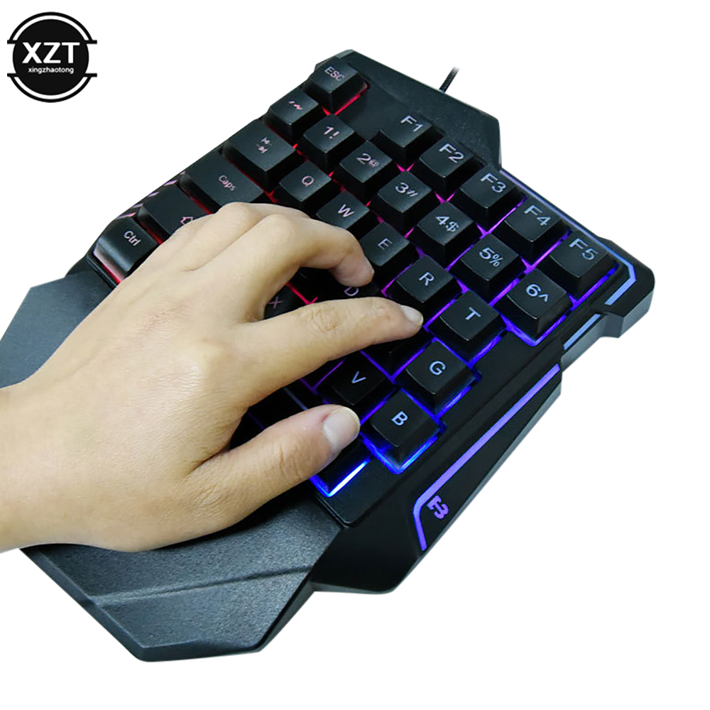USB-toetsenbord met één hand G - Gaming Keyboard Half recensie en prijs