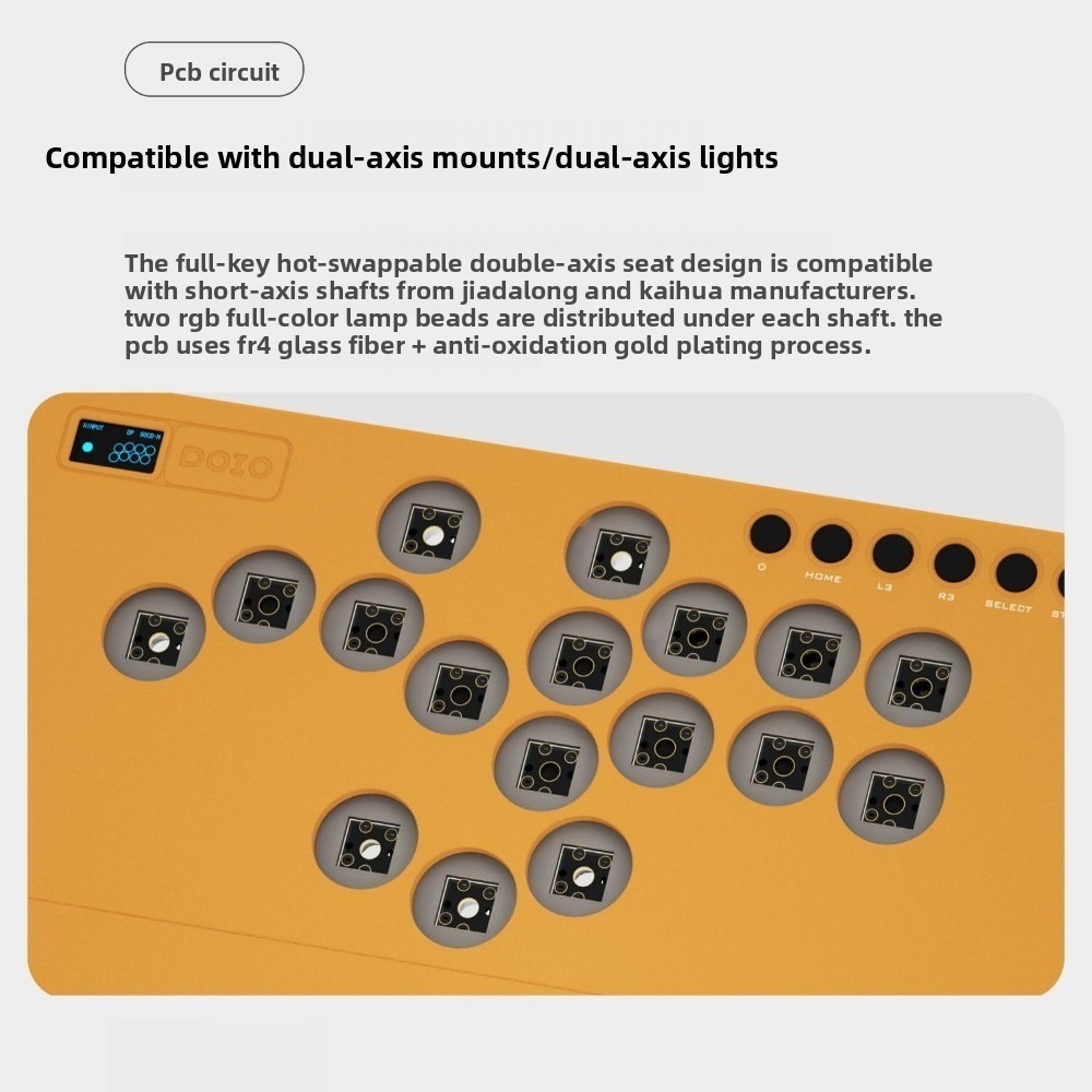 DOIO KBGM-H02+ HITBOX Mechanis - Gaming Keyboard Hot Swappable recensie en prijs