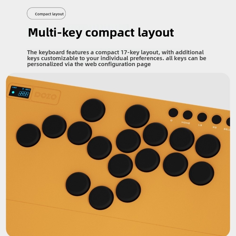 DOIO KBGM-H02+ HITBOX Mechanis - Gaming Keyboard Hot Swappable recensie en prijs