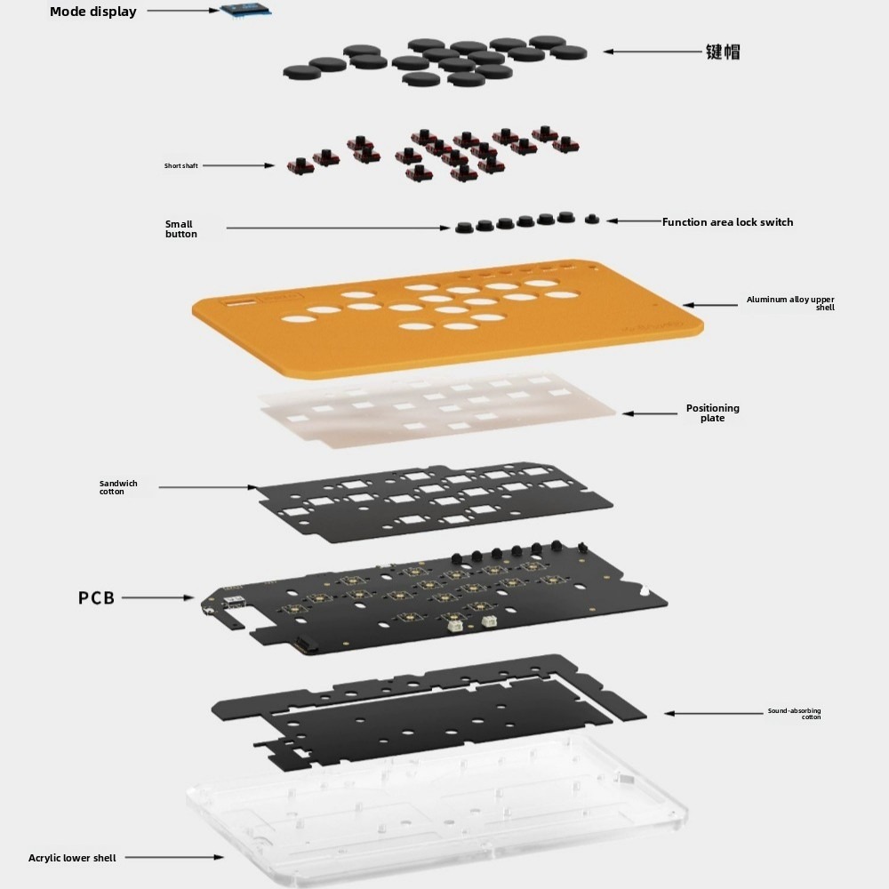 DOIO KBGM-H02+ HITBOX Mechanis - Gaming Keyboard Hot Swappable recensie en prijs
