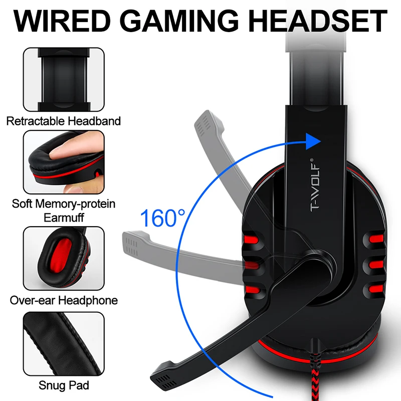 T-WOLF Game Vierdelige TF800 V - Gaming Keyboard And Mouse Set recensie en prijs