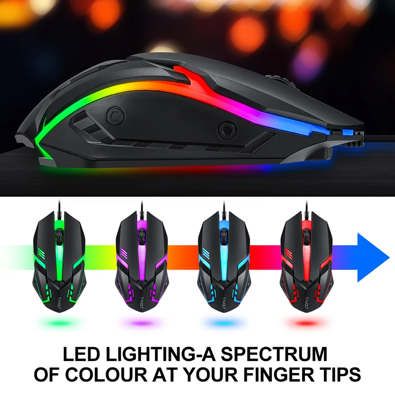 T-WOLF Game Vierdelige TF800 V - Gaming Keyboard And Mouse Set recensie en prijs