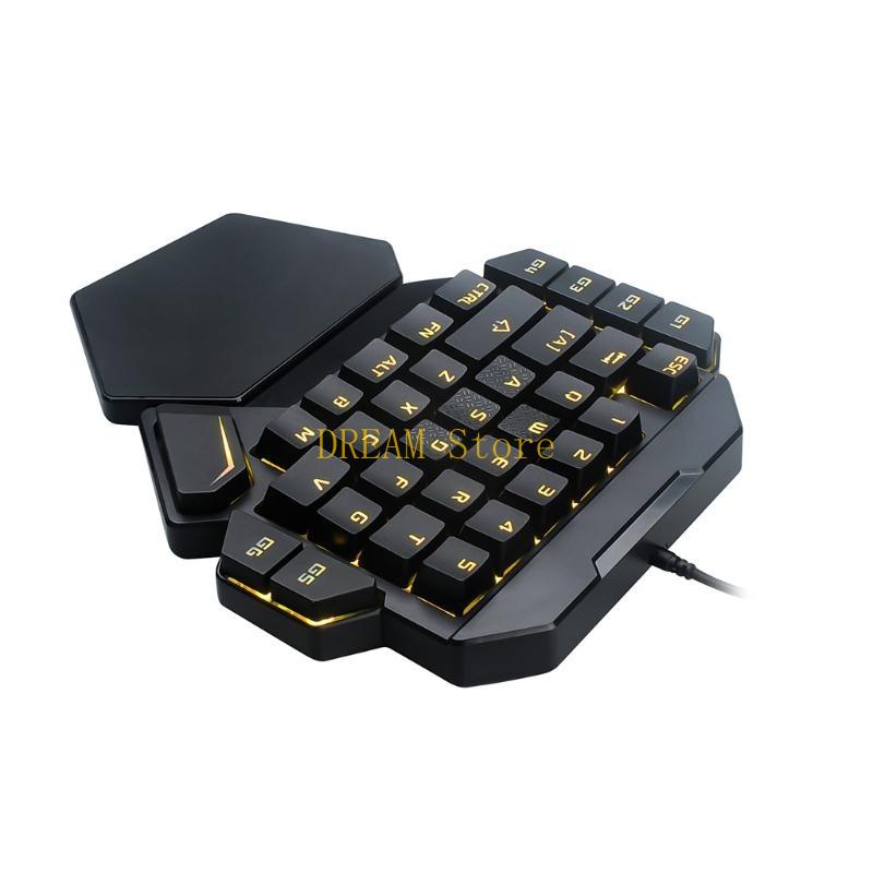 RGB-lichtgevende achtergrondve - Gaming Keyboard Half recensie en prijs
