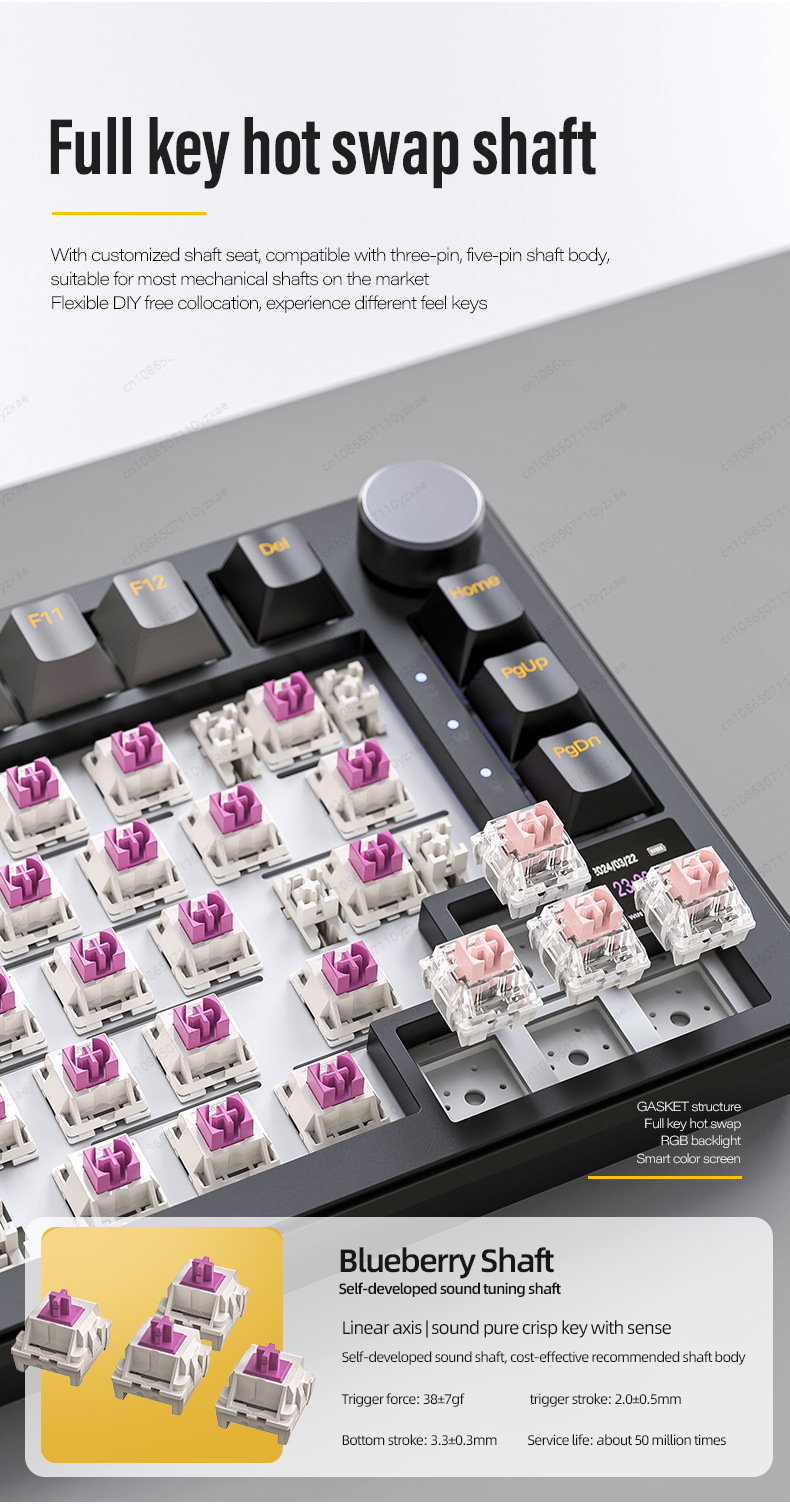 2024 Nieuwe AL66 Mechanisch To - Gaming Keyboard Hot Swappable recensie en prijs