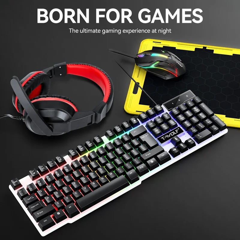 NIEUWE USB-toetsenbord- en mui - Gaming Keyboard And Mouse Set recensie en prijs