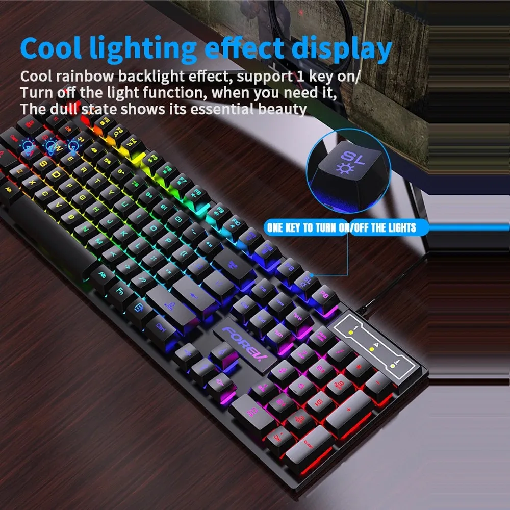 Mechanisch toetsenbord met 104 - Gaming Keyboard Half recensie en prijs