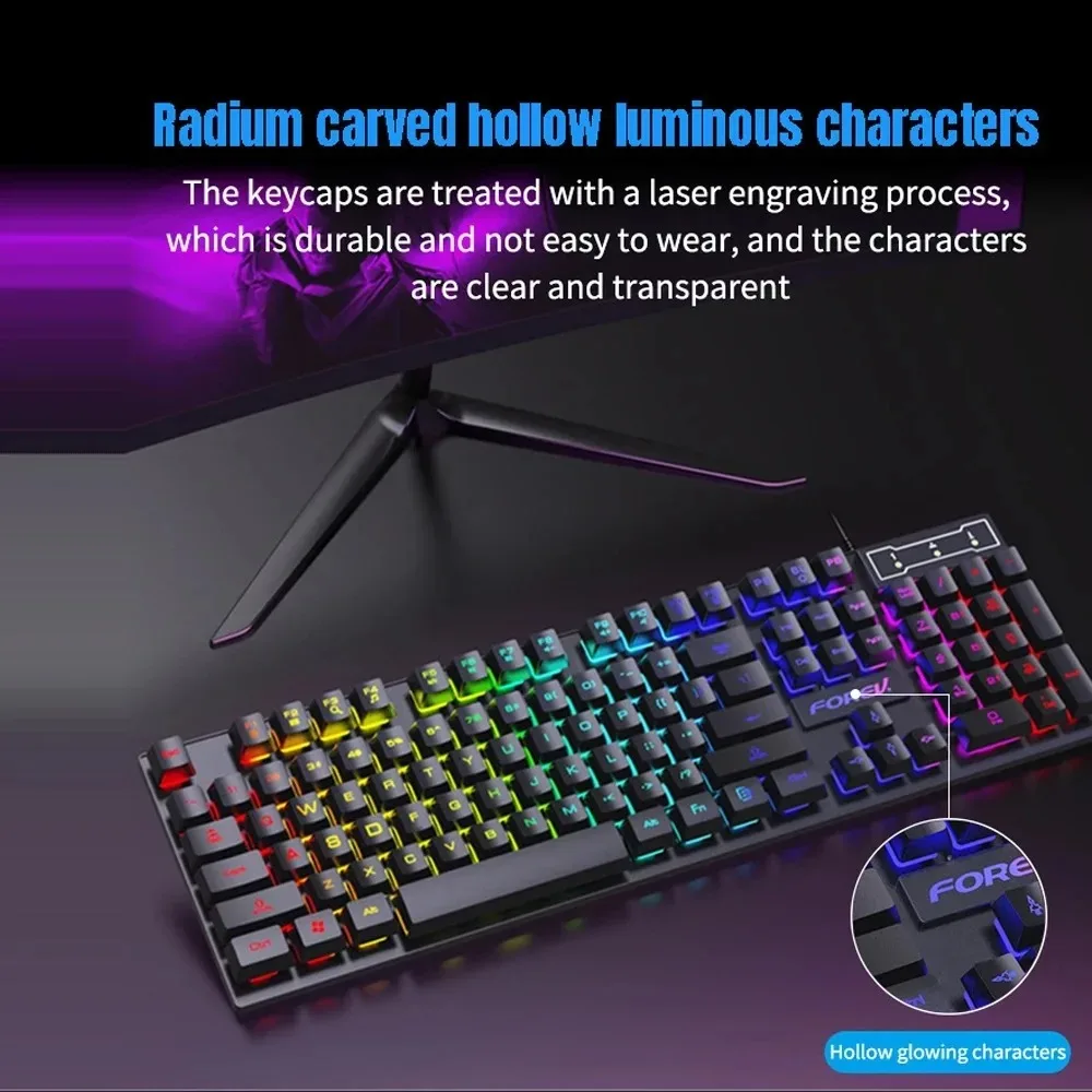 Mechanisch toetsenbord met 104 - Gaming Keyboard Half recensie en prijs