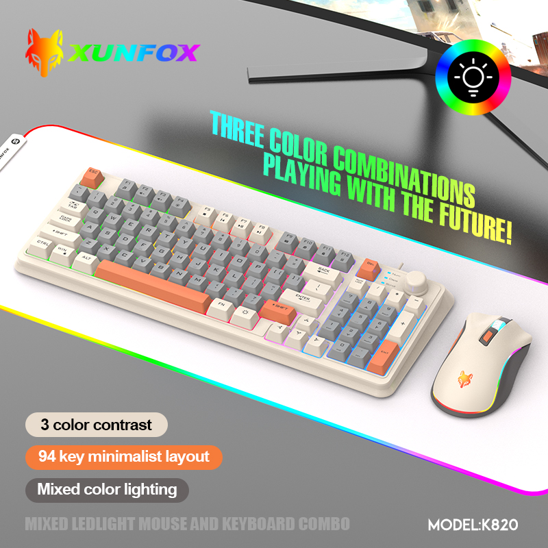 K820 USB Bedraad speltoetsenbo - Gaming Keyboard And Mouse Set recensie en prijs