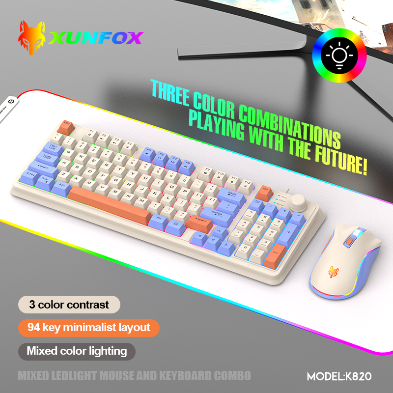 K820 USB Bedraad speltoetsenbo - Gaming Keyboard And Mouse Set recensie en prijs