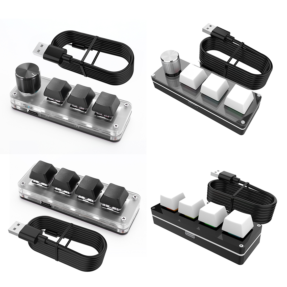 3-toetsen 1-knop/4-toetsen mec - Gaming Keyboard 1 Hand recensie en prijs