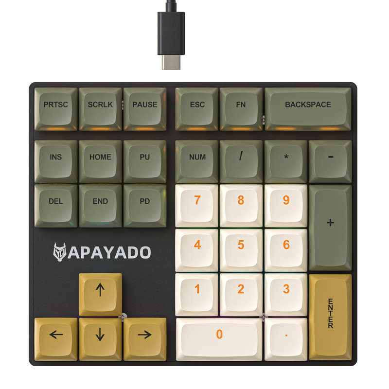 K33 Bedraad mechanisch numerie - Gaming Keyboard 1 Hand recensie en prijs