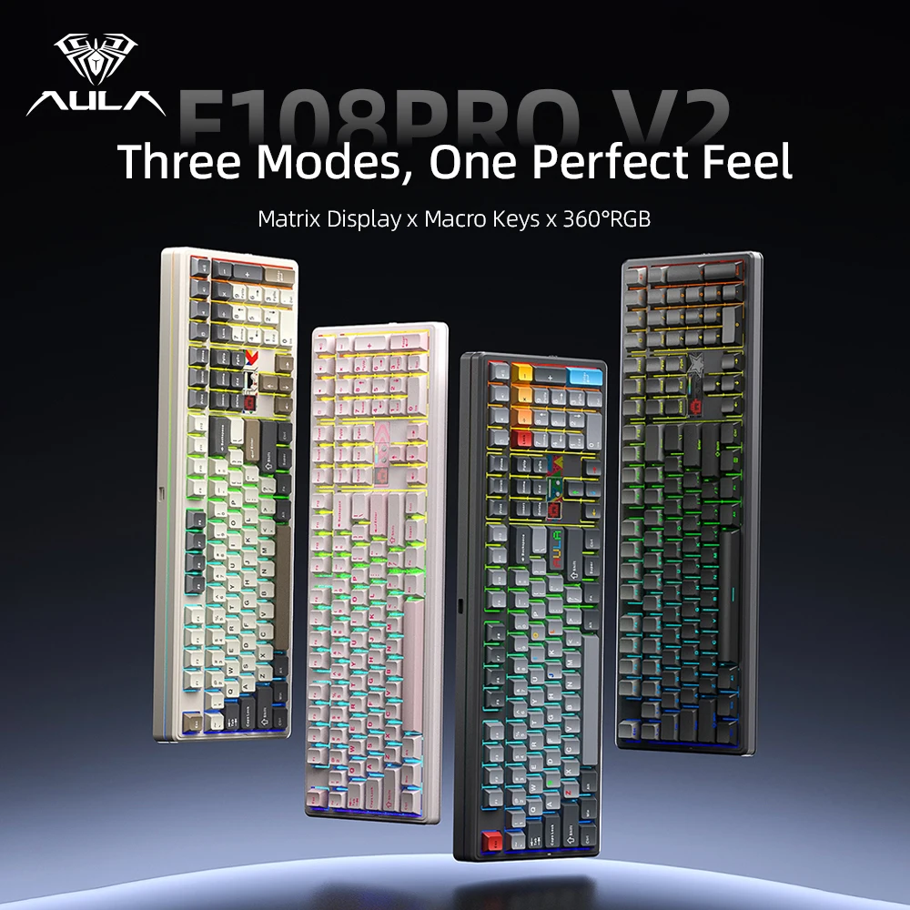 AULA F108 Pro V2 Mechanisch To - Gaming Keyboard Hot Swappable recensie en prijs