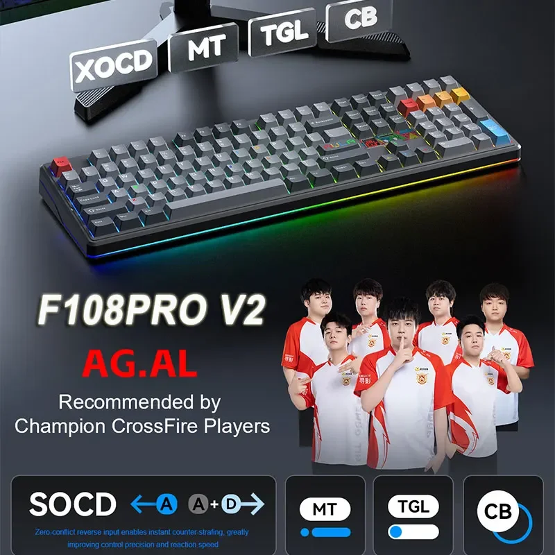AULA F108 Pro V2 Mechanisch To - Gaming Keyboard Hot Swappable recensie en prijs