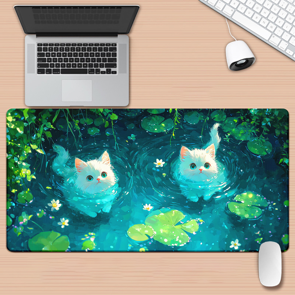 Merk Cute Cat Pond XXL muismat - Gaming Keyboard Brand recensie en prijs
